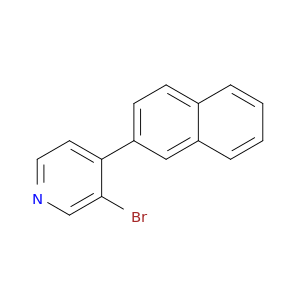 Pyridine, 3-bromo-4-(2-naphthalenyl)-