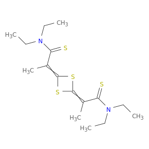Propanethioamide, 2,2'-(1,3-dithietane-2,4-diylidene)bis[N,N-diethyl-