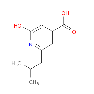 2-羟基-6-(2-甲基丙基)吡啶-4-羧酸