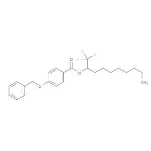 Benzoic acid, 4-(phenylmethoxy)-, 1-(trifluoromethyl)nonyl ester