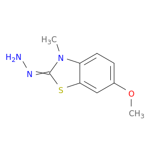 6-甲氧基-3-甲基苯并噻唑腙-[2]