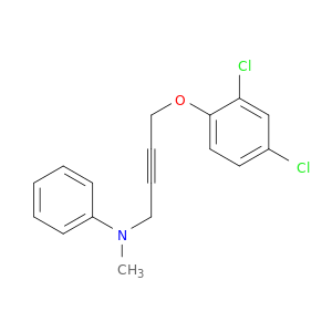 N-[4-(2,4-DICHLOROPHENOXY)BUT-2-YNYL]-N-METHYL-ANILINE