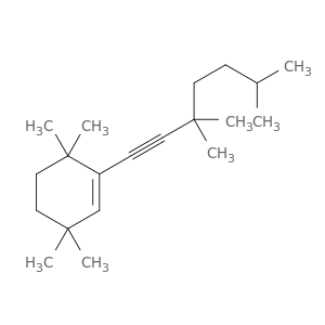 Cyclohexene, 3,3,6,6-tetramethyl-1-(3,3,6-trimethyl-1-heptynyl)-