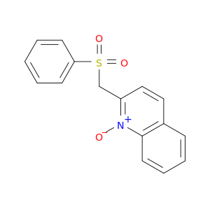 Quinoline, 2-[(phenylsulfonyl)methyl]-, 1-oxide