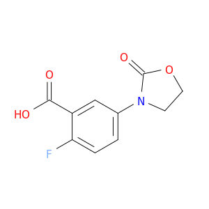 2-Fluoro-5-(2-oxo-1,3-oxazolidin-3-yl)benzoic Acid