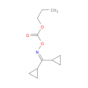{[(dicyclopropylmethylidene)amino]oxy}(propoxy)methanone