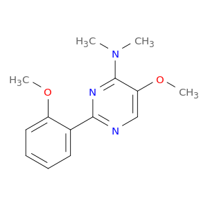 4-Pyrimidinamine, 5-methoxy-2-(2-methoxyphenyl)-N,N-dimethyl-