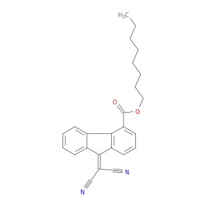 9H-Fluorene-4-carboxylic acid, 9-(dicyanomethylene)-, octyl ester