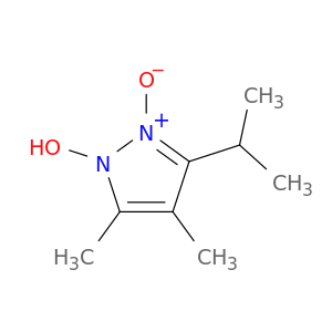 1H-Pyrazole, 1-hydroxy-4,5-dimethyl-3-(1-methylethyl)-, 2-oxide