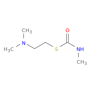 Carbamothioic acid, methyl-, S-[2-(dimethylamino)ethyl] ester
