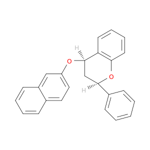 2H-1-Benzopyran, 3,4-dihydro-4-(2-naphthalenyloxy)-2-phenyl-, cis-