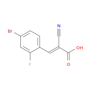 (2E)-3-(4-Bromo-2-fluorophenyl)-2-cyanoprop-2-enoic acid
