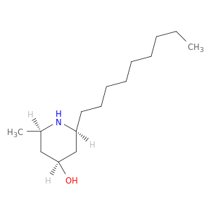 4-Piperidinol,2-methyl-6-nonyl-, (2R,4S,6S)-