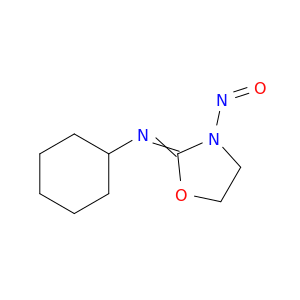 N-cyclohexyl-3-nitroso-oxazolidin-2-imine