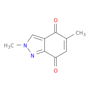 2H-Indazole-4,7-dione, 2,5-dimethyl-