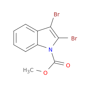 1H-Indole-1-carboxylic acid, 2,3-dibromo-, methyl ester