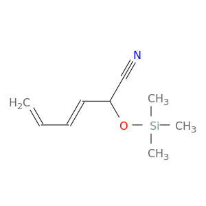 3,5-Hexadienenitrile, 2-[(trimethylsilyl)oxy]-, (E)-