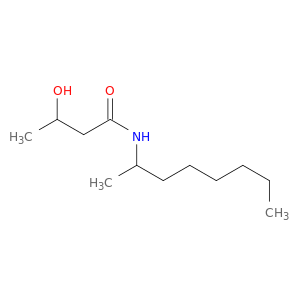 Butanamide, 3-hydroxy-N-(1-methylheptyl)-