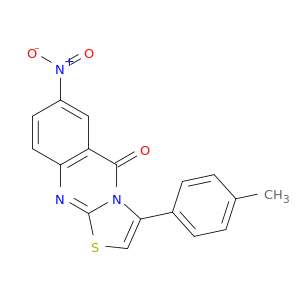 5H-Thiazolo[2,3-b]quinazolin-5-one, 3-(4-methylphenyl)-7-nitro-