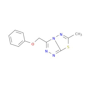 1,2,4-Triazolo[3,4-b][1,3,4]thiadiazole, 6-methyl-3-(phenoxymethyl)-