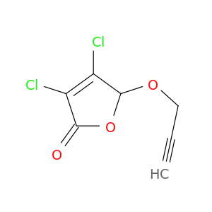 2(5H)-Furanone, 3,4-dichloro-5-(2-propynyloxy)-
