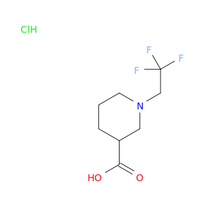 1-(2,2,2-Trifluoroethyl)Piperidine-3-Carboxylic Acid Hydrochloride