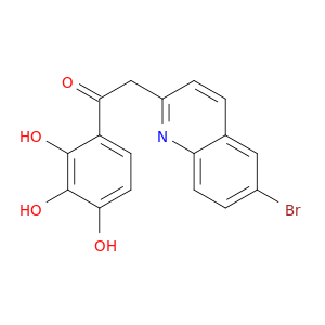 Ethanone, 2-(6-bromoquinolinyl)-1-(2,3,4-trihydroxyphenyl)-