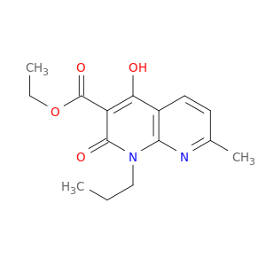 Ethyl 4-hydroxy-7-methyl-2-oxo-1-propyl-1,2-dihydro-1,8-naphthyridine-3-carboxylate