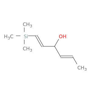 1,4-Hexadien-3-ol, 1-(trimethylsilyl)-, (E,E)-