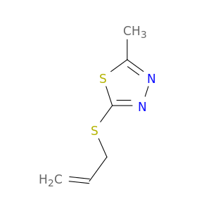 1,3,4-Thiadiazole, 2-methyl-5-(2-propenylthio)-