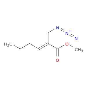 2-Hexenoic acid, 2-(azidomethyl)-, methyl ester, (2E)-