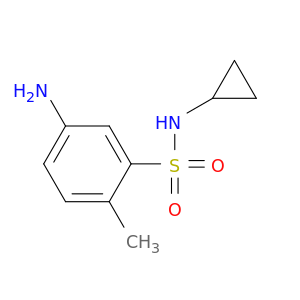 5-amino-N-cyclopropyl-2-methylbenzene-1-sulfonamide