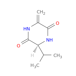 2,5-Piperazinedione, 3-methylene-6-(1-methylethyl)-, (S)-