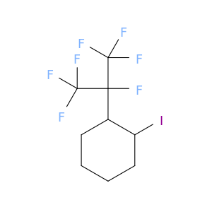 Cyclohexane,1-iodo-2-[1,2,2,2-tetrafluoro-1-(trifluoromethyl)ethyl]-