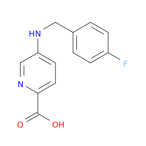 2-Pyridinecarboxylic acid, 5-[[(4-fluorophenyl)methyl]amino]-