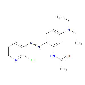 Acetamide, N-[2-[(2-chloro-3-pyridinyl)azo]-5-(diethylamino)phenyl]-