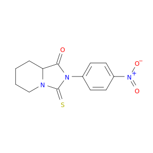 2-(4-nitrophenyl)-3-thioxohexahydroimidazo[1,5-a]pyridin-1(5h)-one