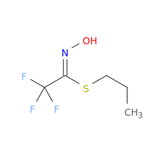 Ethanimidothioic acid, 2,2,2-trifluoro-N-hydroxy-, propyl ester, (Z)-