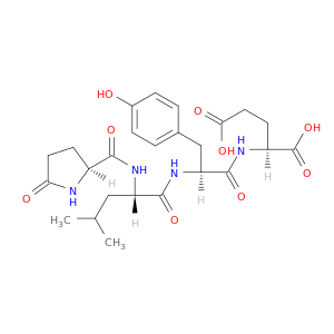 L-Glutamic acid, N-[N-[N-(5-oxo-L-prolyl)-L-leucyl]-L-tyrosyl]-