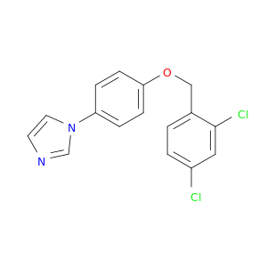 1H-Imidazole, 1-[4-[(2,4-dichlorophenyl)methoxy]phenyl]-