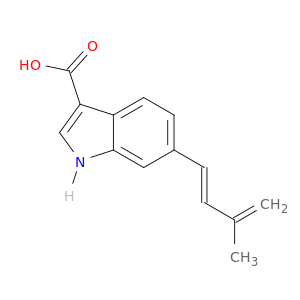 1H-Indole-3-carboxylic acid, 6-[(1E)-3-methyl-1,3-butadienyl]-