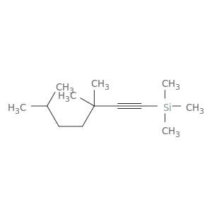 Silane, trimethyl(3,3,6-trimethyl-1-heptynyl)-