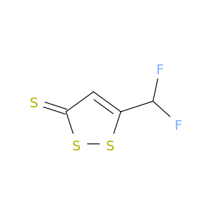 3H-1,2-Dithiole-3-thione, 5-(difluoromethyl)-