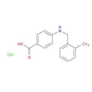 4-{[(2-Methylphenyl)methyl]amino}benzoic Acid Hydrochloride