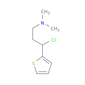 2-Thiophenepropanamine,g-chloro-N,N-dimethyl-