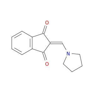 1H-Indene-1,3(2H)-dione, 2-(1-pyrrolidinylmethylene)-