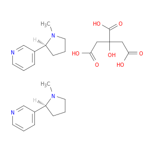 吡啶,3-[(2S)-1-甲基-2-吡咯烷基]-,2-羟基-1,2,3-丙炔酸酯(2：1)