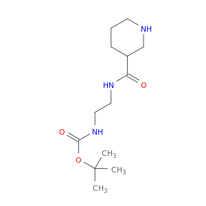 tert-Butyl N-[2-(Piperidin-3-ylformamido)ethyl]carbamate