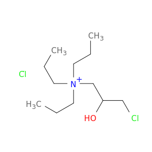 1-Propanaminium, 3-chloro-2-hydroxy-N,N,N-tripropyl-, chloride