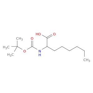 Octanoic acid, 2-[[(1,1-dimethylethoxy)carbonyl]amino]-